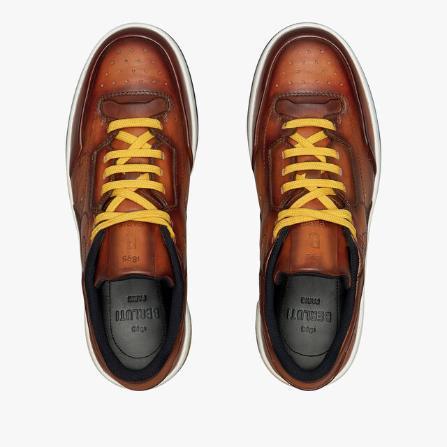 Playoff Scritto Leather Sneaker, HONEY, hi-res 3