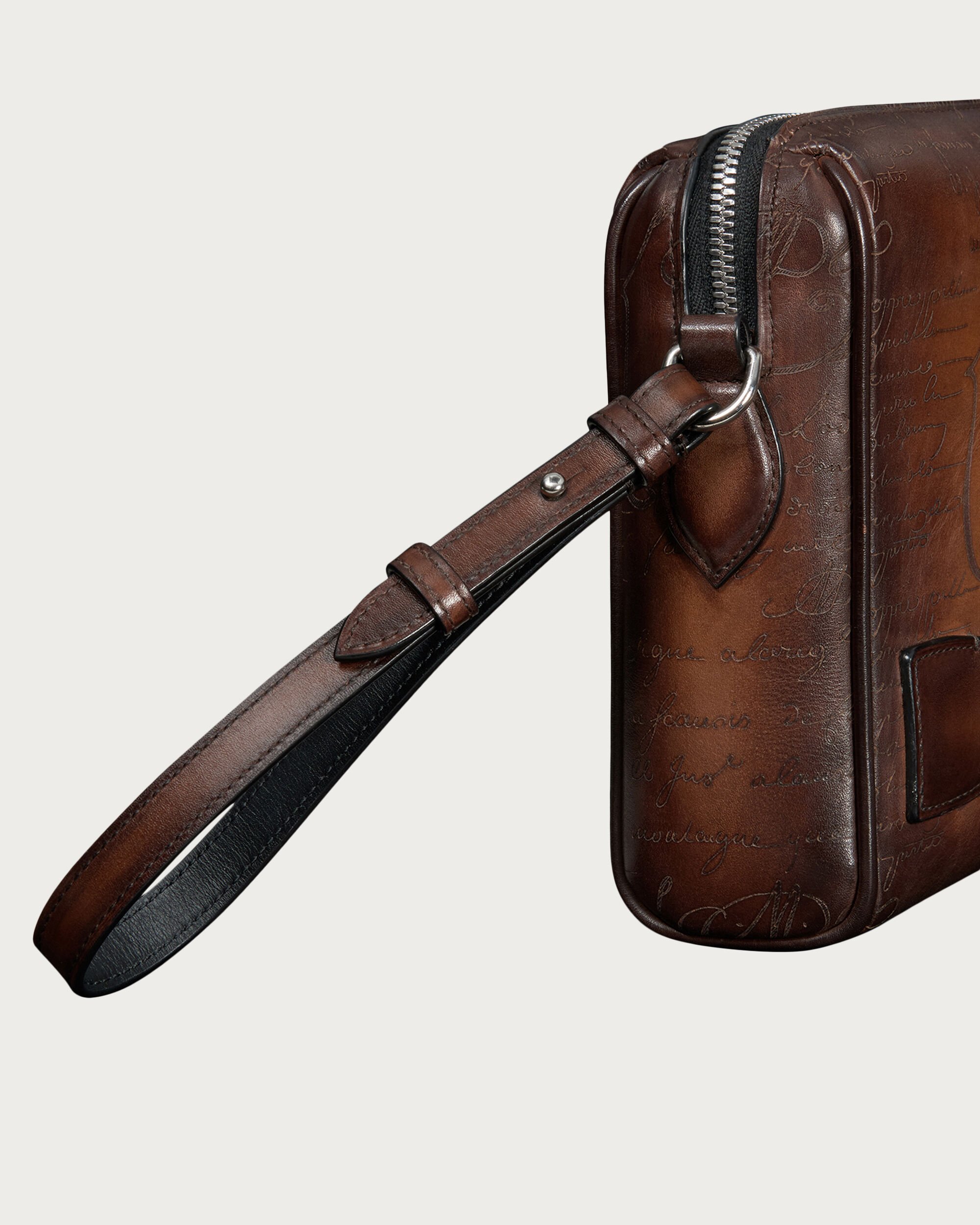 Pochette Zipp&eacute;e Rosewood, Cacao Intenso, hi-res