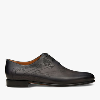 Alessandro Galet Scritto Leather Oxford, NERO GRIGIO, hi-res