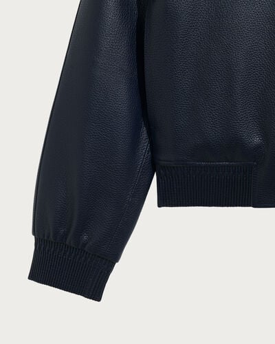 Leather Reversible Tracksuit, Cold Night Blue, hi-res