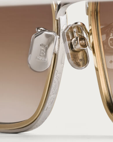 Sirius Sunglasses, Palladium & Gradient Brown, hi-res
