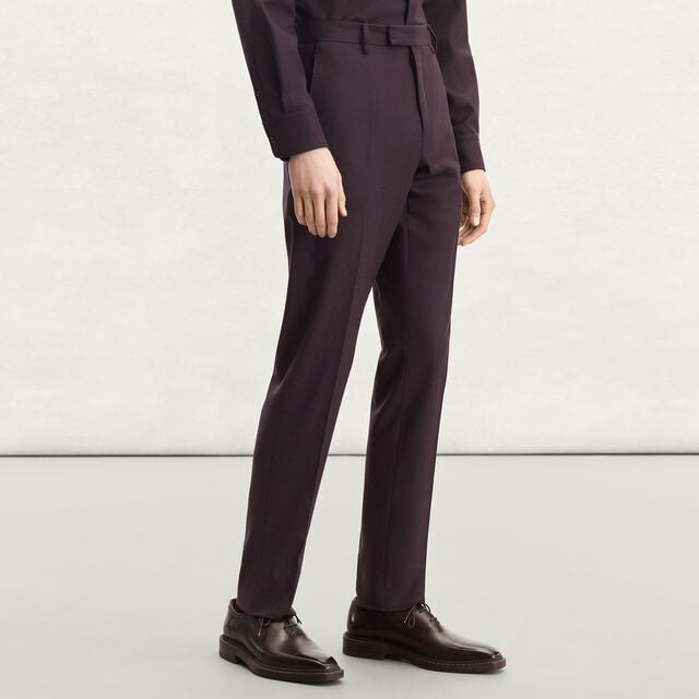 Alessandro Wool Trousers, NERO BORDO, hi-res 2