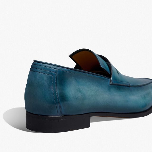 Andy Démesure Flex Leather Loafer, DARK STONE DENIM, hi-res 5