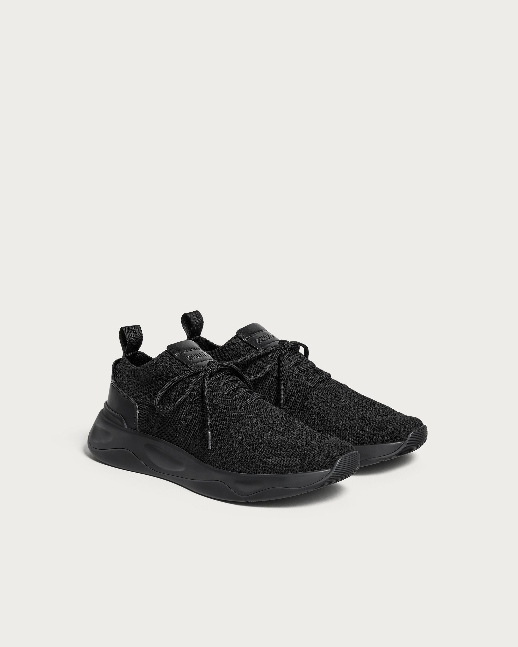 ベルルッティ スニーカー シャドウ ニット＆レザースニーカー | ベルルッティ JP