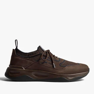 Shadow Knit, Nubuck Calf And Lagoon Calf Sneaker, LEGNO, hi-res