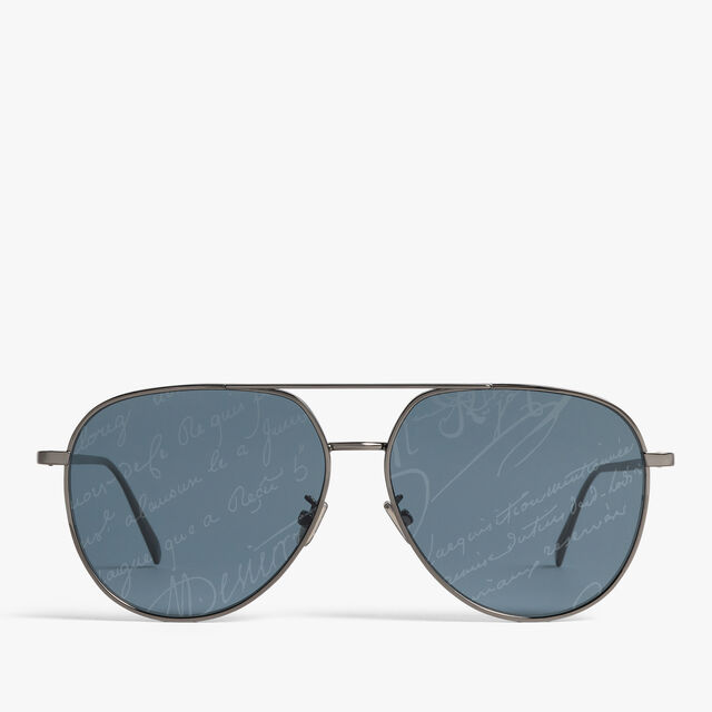 Glint Metal Sunglasses, BLACK GOLD + BROWN SCRITTO, hi-res 1