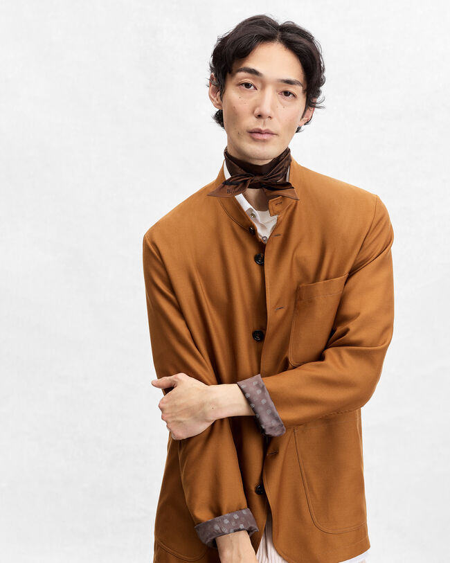 Light Cashmere Foresti&egrave;re Jacket, Tobacco, hi-res