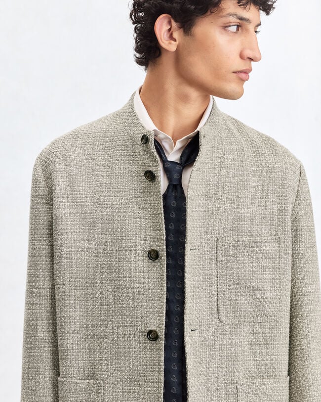 Light Tweed Foresti&egrave;re Jacket, Beige Melange, hi-res