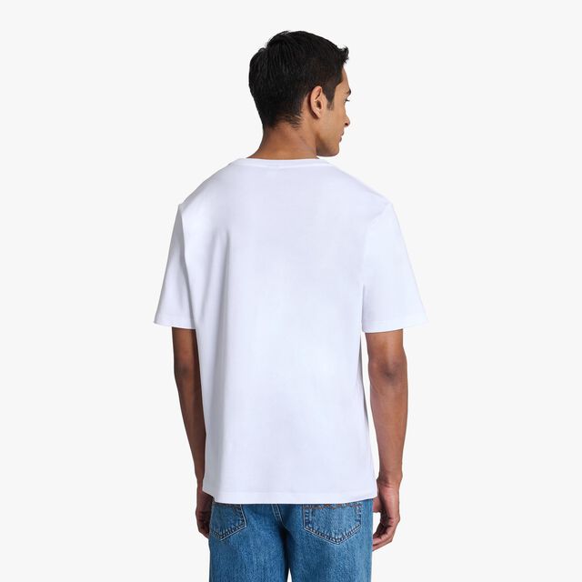 Pocket Logo T-Shirt, BLANC OPTIQUE, hi-res 3