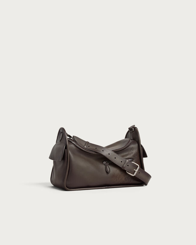 P&eacute;riple Barrel Bag Messenger, Grey, hi-res