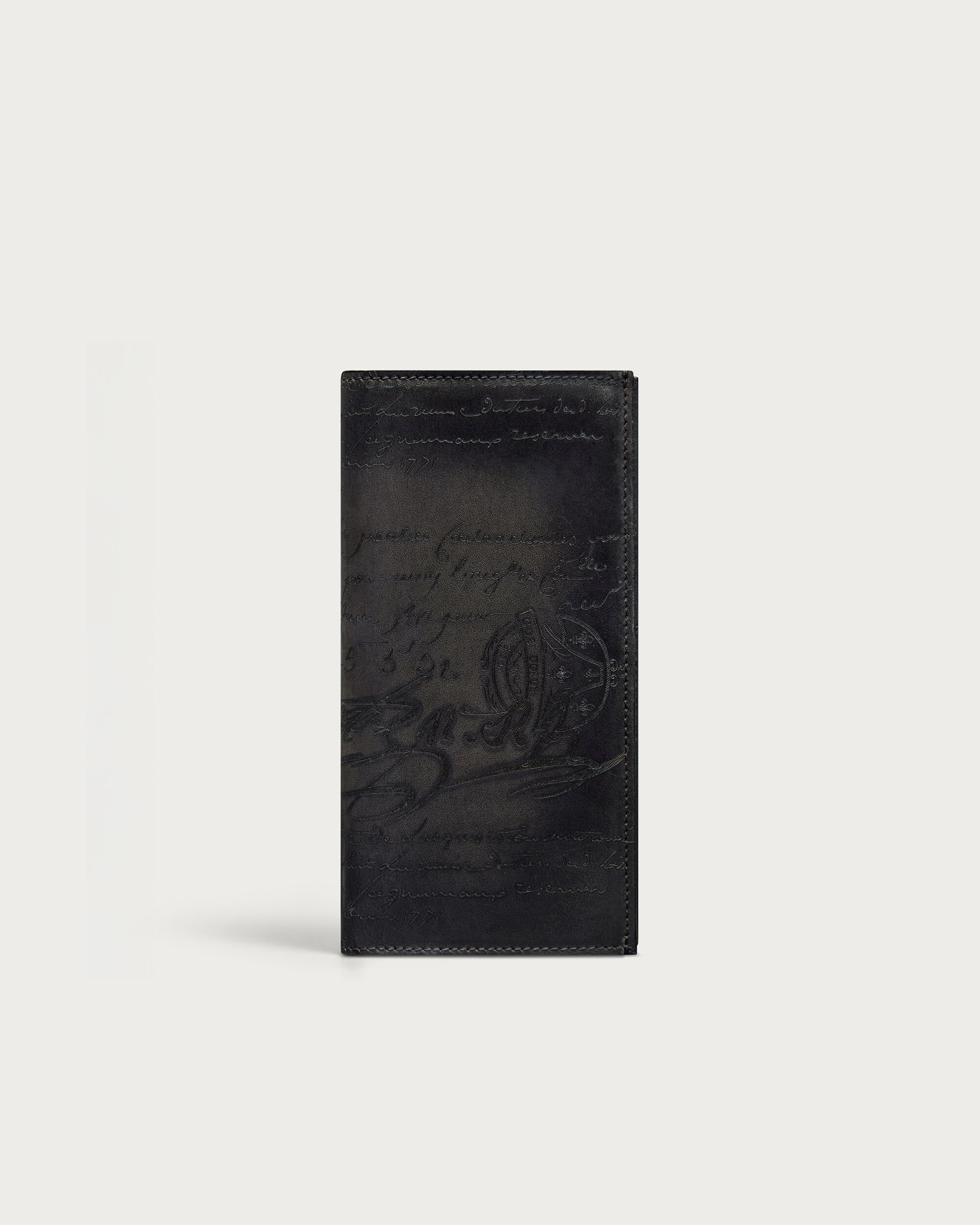 エスパス フラップ ロングウォレット, Nero Grigio, hi-res