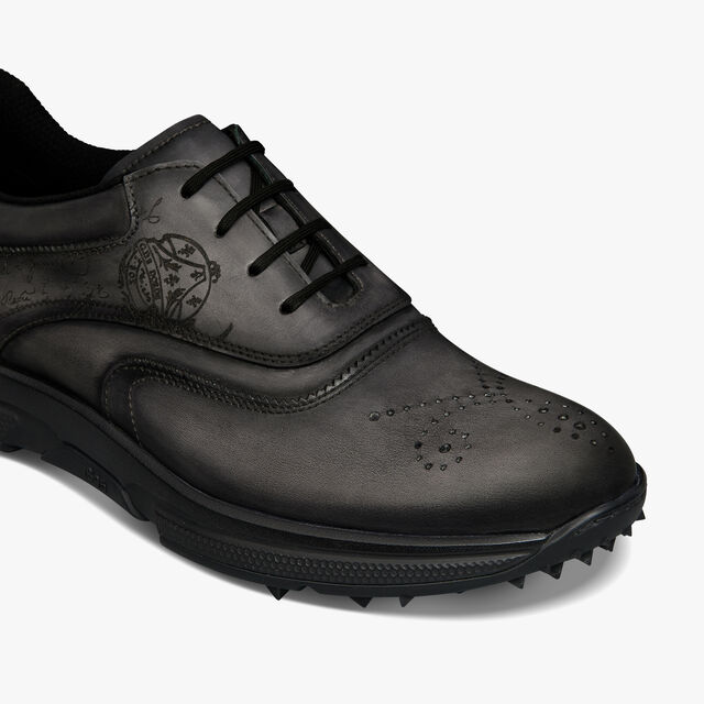 Swing Scritto Leather Golf Shoe, NERO GRIGIO, hi-res 6