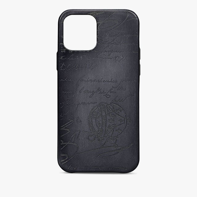 Scritto Leather iPhone 13 Pro Max Case, LIGHT ALUMINIO, hi-res 1