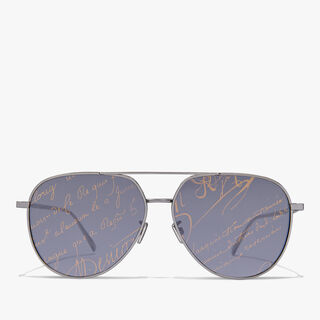 Glint Metal Sunglasses, BLACK GOLD + SCRITTO GOLD, hi-res