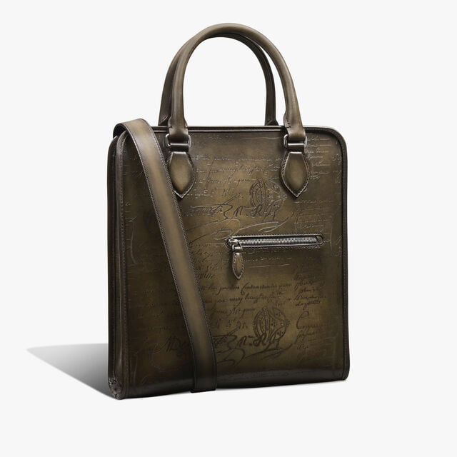 Sac Bandoulière Premier Jour Cabas En Cuir Scritto, APPENNINI, hi-res 2