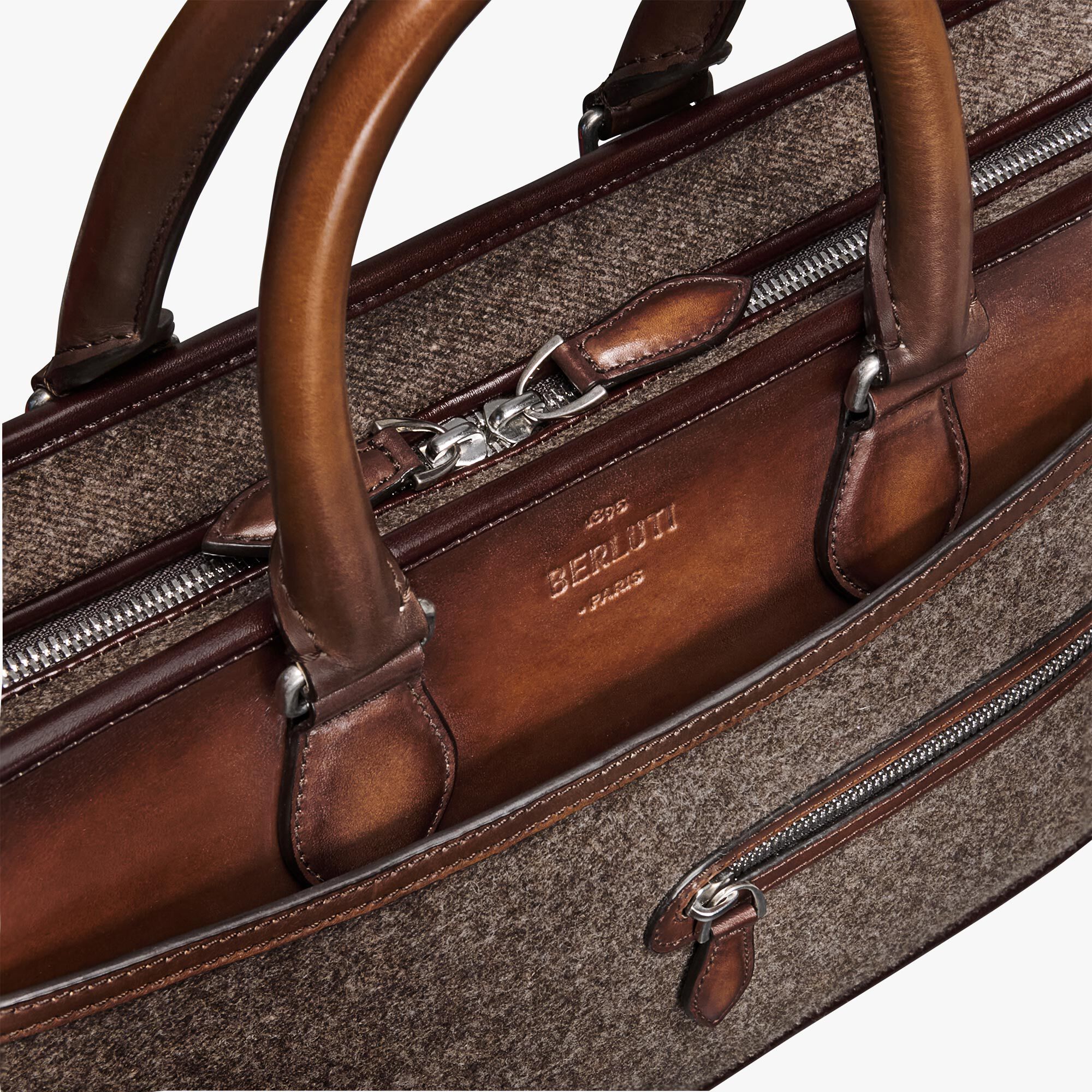 Un Jour Wool Briefcase Berluti DK