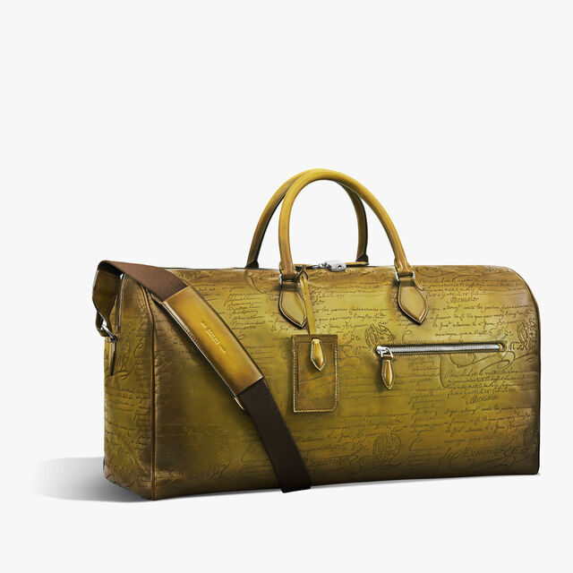 Sac De Voyage Jour Off GM En Cuir Scritto, JUNGLE GREEN, hi-res 2