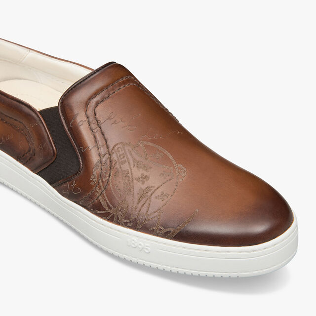 Playtime Scritto Leather Slip-On, CACAO INTENSO, hi-res 6