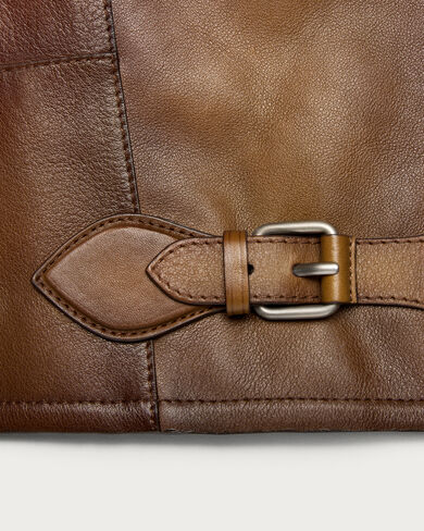 Leather Patina Un Jour Biker, Jungle Brown, hi-res