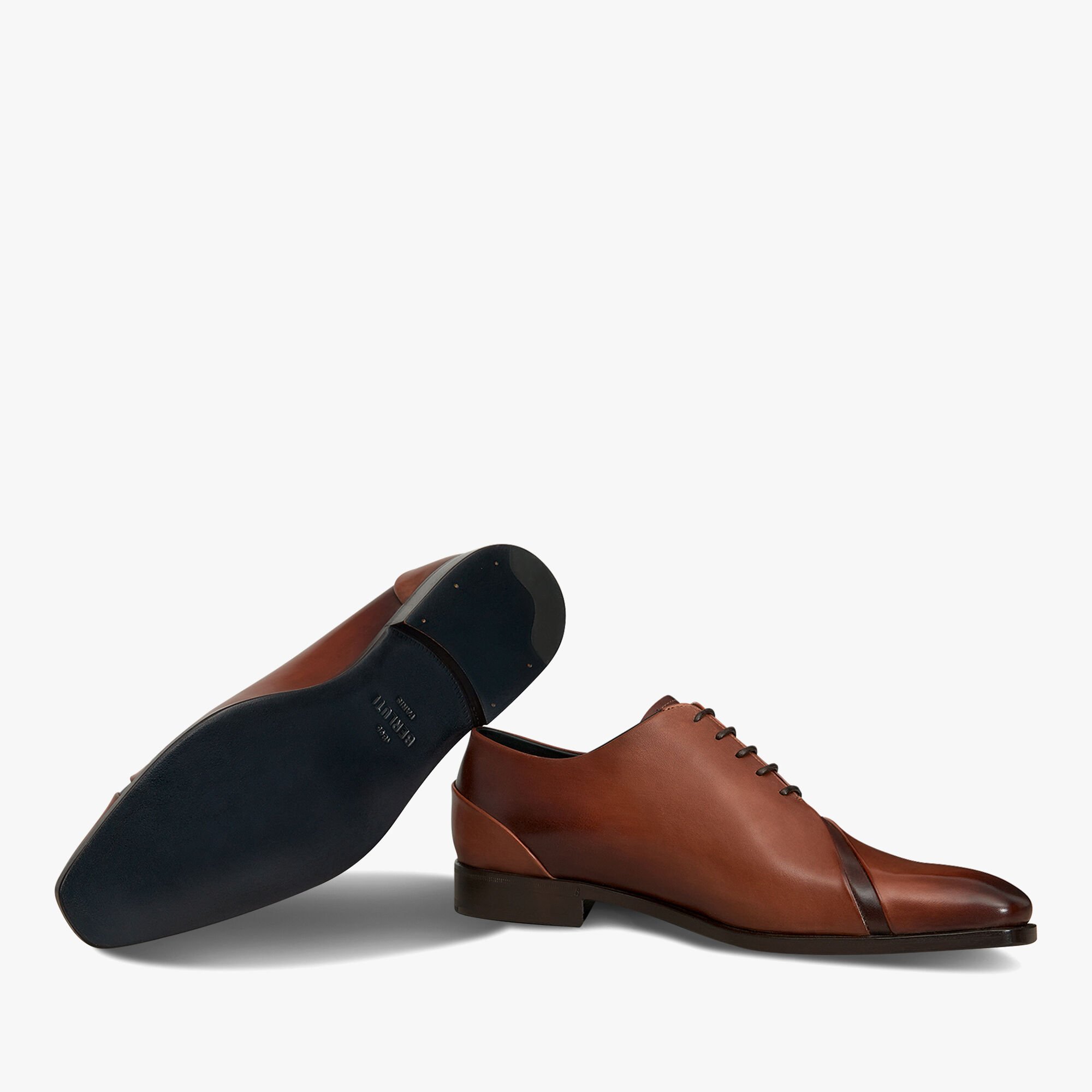 Alessandro Demesure Leather Oxford, CACAO INTENSO, hi-res 4