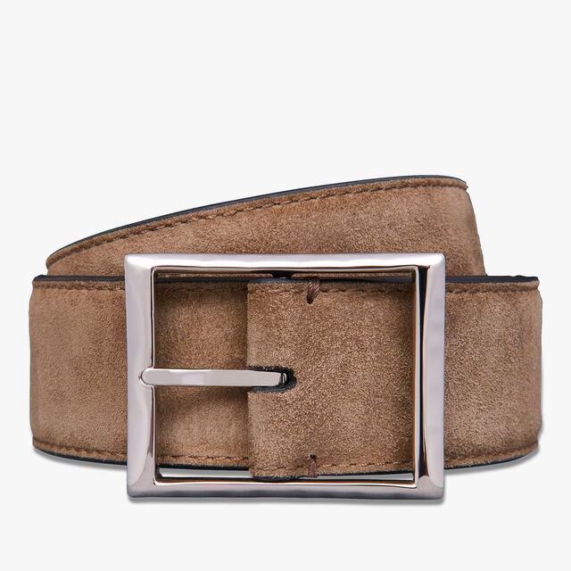 Classic Camoscio Scritto 35 mm Belt, VISONE, hi-res 1
