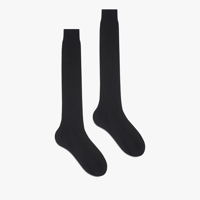 Long Socks, BLACK, hi-res
