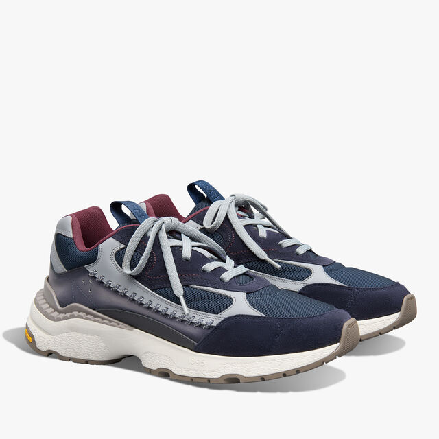 Skyrunning Leather And Nylon Sneaker, NIGHTFALL, hi-res 2