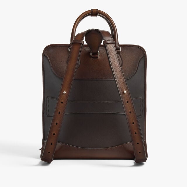 Premier Jour Backpack In Scritto Leather, SOFT BROWN, hi-res 3
