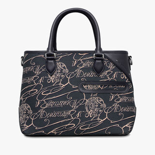トゥジュール XS ジャカード キャンバス トートバッグ, NAVY, hi-res
