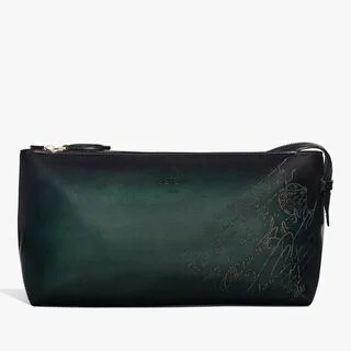 Trousse De Toilette Ivy En Cuir Scritto Swipe Trousse De Toilette Ivy En Cuir Scritto Swipe