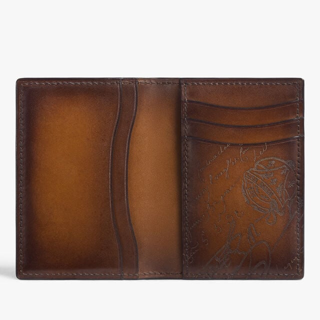 Jagua Card Holder In Leather, BLACK, hi-res 2