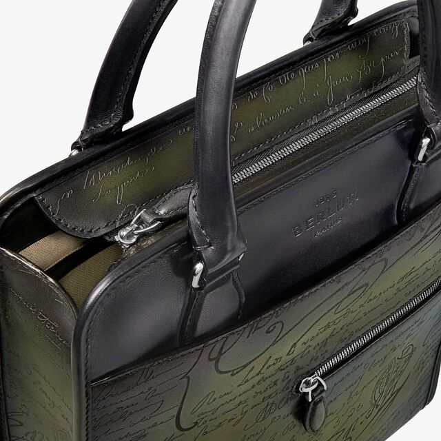 Premier Jour Cabas Gradiant Scritto Leather Tote Bag, NERO GRIGIO + NERO CAVIAR, hi-res 5