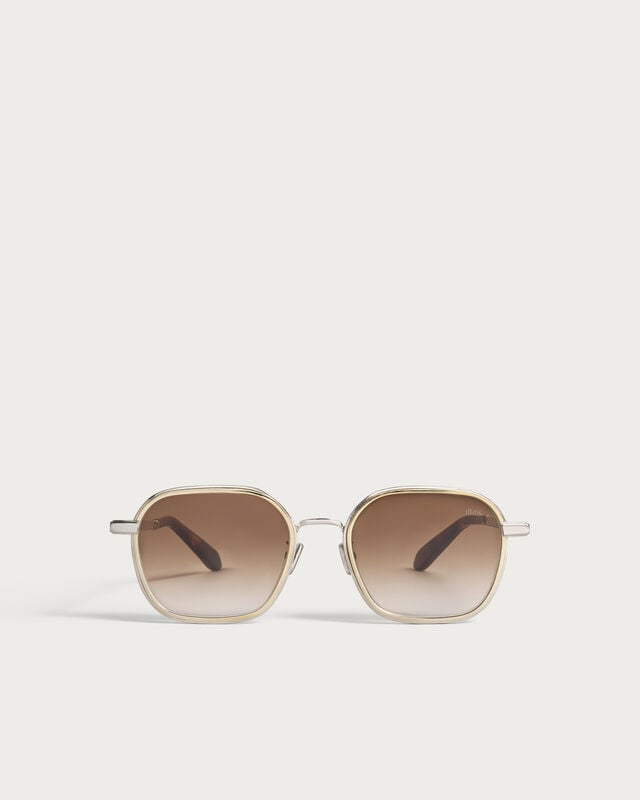 Sirius Sunglasses, Palladium & Gradient Brown, hi-res