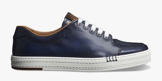 Playtime Palermo Calf Leather Sneaker, METEORITE, hi-res