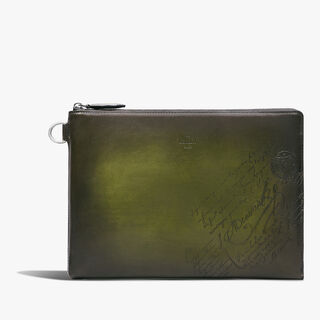 Pochette Nino Gm En Cuir Scritto Pochette Nino Gm En Cuir Scritto