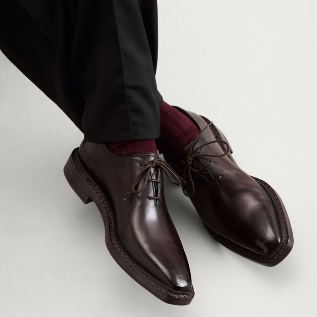 Alessandro Demesure Neo Parade Venezia Calf Leather Oxford , MARASCA, hi-res 2