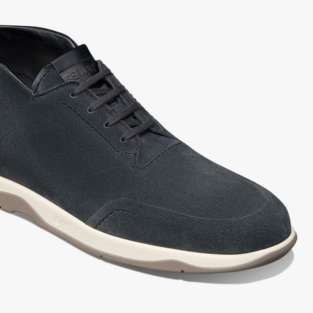 Echappee Scritto Suede Calf Derby, ASPHALT, hi-res 6
