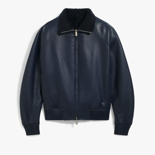 Deer & Shearling Reversible Tracksuit, COLD NIGHT BLUE, hi-res 1