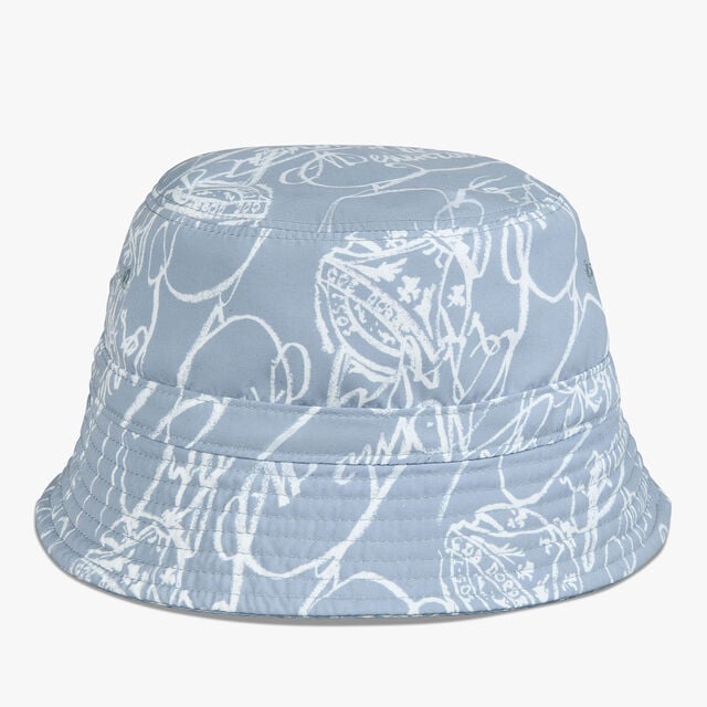 Marbeuf Scritto Bucket Hat, CORNFLOWER BLUE SCRITTO, hi-res 1