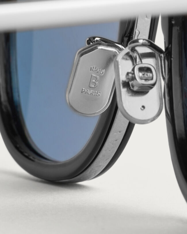 Lunettes de Soleil Equinox, Black & Grey Scritto Silver, hi-res