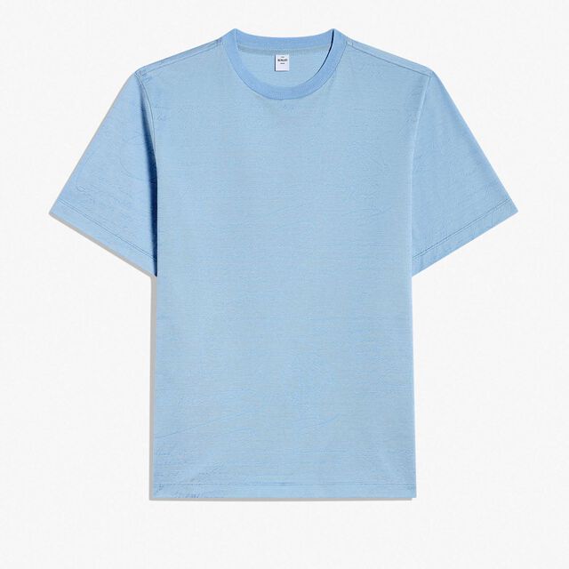 Scritto Pique T-Shirt, PALE BLUE, hi-res 1