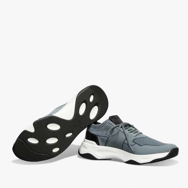 Shadow Knit And Lagoon Calf Sneaker, STONE DENIM, hi-res 4