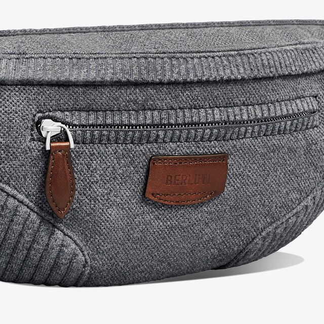 Shadow B5820 Cashmere Bumbag, GREY, hi-res 5
