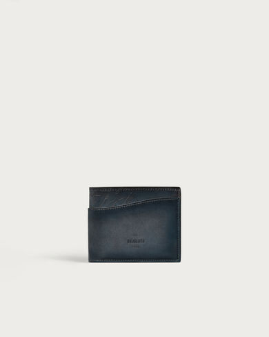 マコレ スリム グラディアント フラップ コンパクトウォレット, Blu Minerale, hi-res