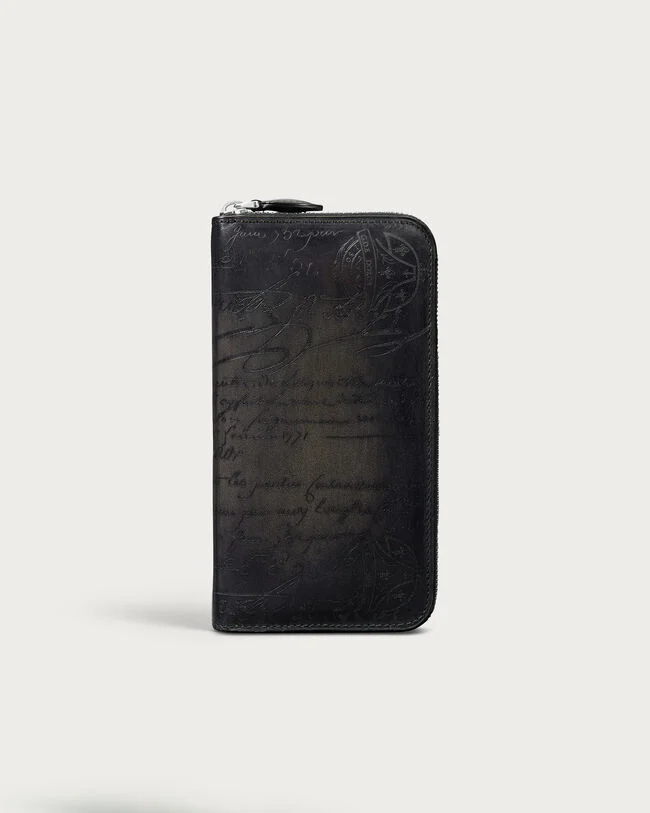 Itauba Long Zipped Wallet, Nero Grigio, hi-res