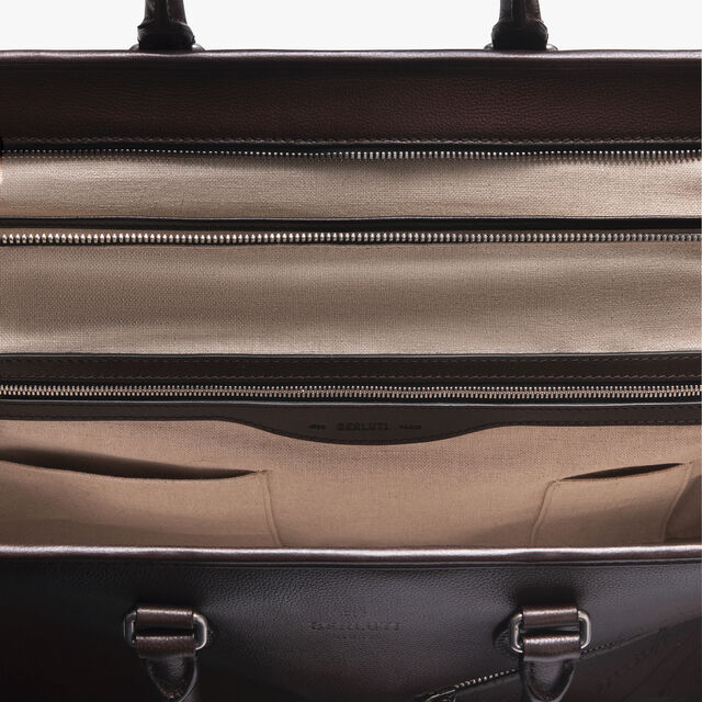 F088 Scritto Leather Briefcase, SOFT BROWN, hi-res 7