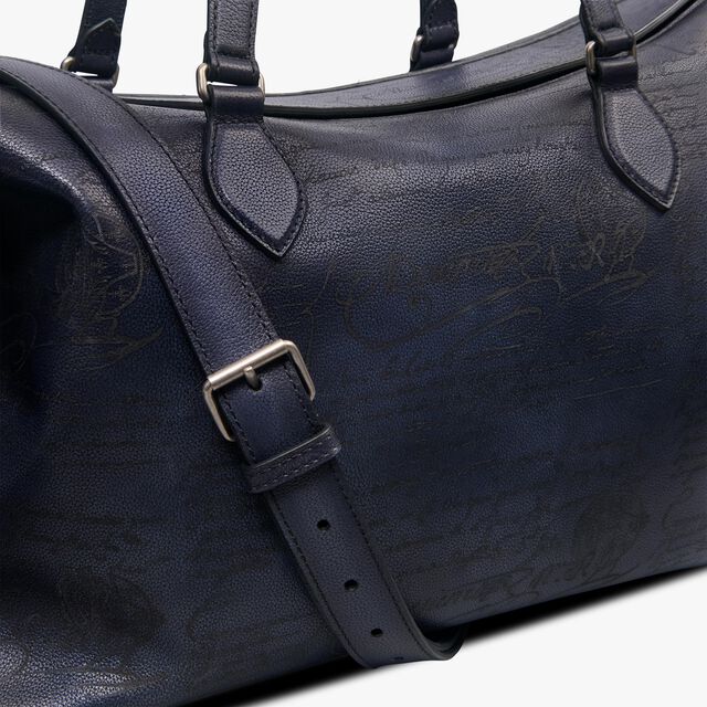 Late Hour Scritto Leather Shopper, INDIGO DENIM, hi-res 5