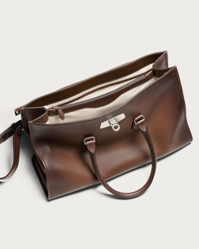 E'Mio Briefcase, Soft Brown, hi-res