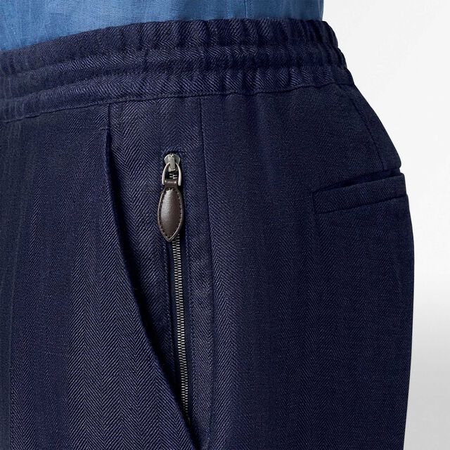 Drawstring Trousers, SHADES OF BLUE  , hi-res 6