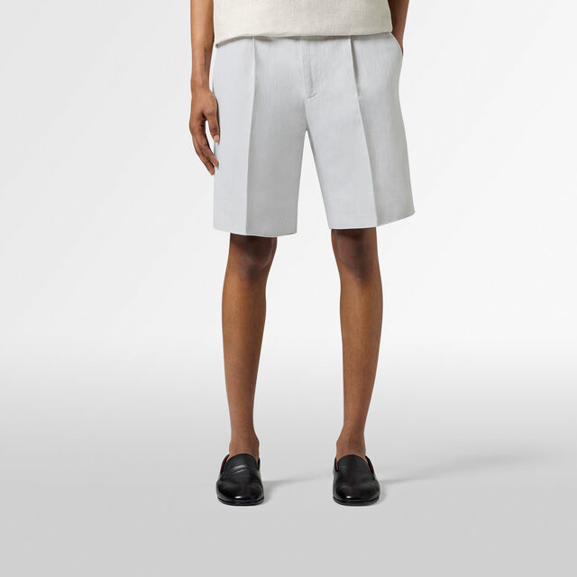 Formal Pleated Shorts